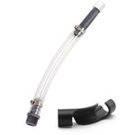 Tubo del carburante per auto + fermo per curva Tubo di riempimento carburante per auto da corsa
