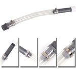 Tubo del carburante per auto + fermo per curva Tubo di riempimento carburante per auto da corsa