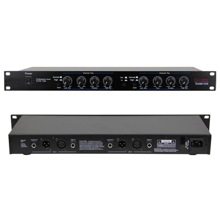 Processore audio doppio canale montabile rack 1U EX3000