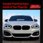 Adesivo per spoiler anteriore per BMW Serie 1 F20/F21 118i 120i M-Pack2 2015-2019