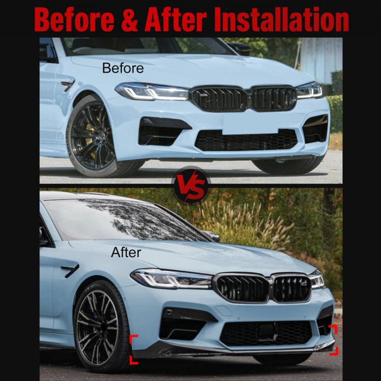 Accessori per la modifica dello spoiler anteriore per BMW M5 F90 LCI 2021-2024