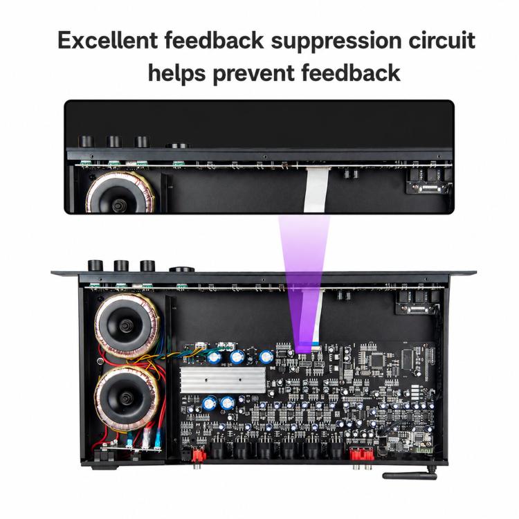 Processore audio digitale AP800 con riverbero DSP