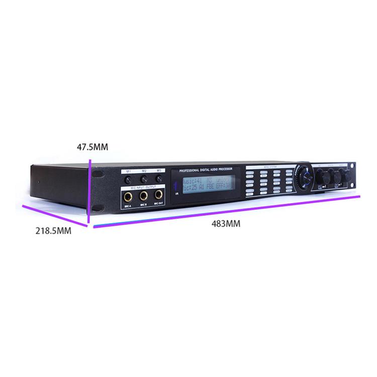 Processore audio digitale AP800 con riverbero DSP