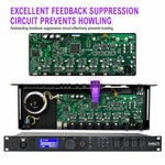 PA2 Processore audio digitale per la gestione degli altoparlanti, 2 ingressi, 6 uscite, crossover DSP, EU Plug, US Plug, UK Plug
