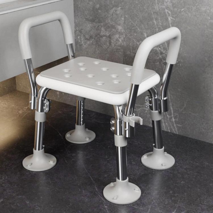 Sedia da bagno antiscivolo con ventose regolabile