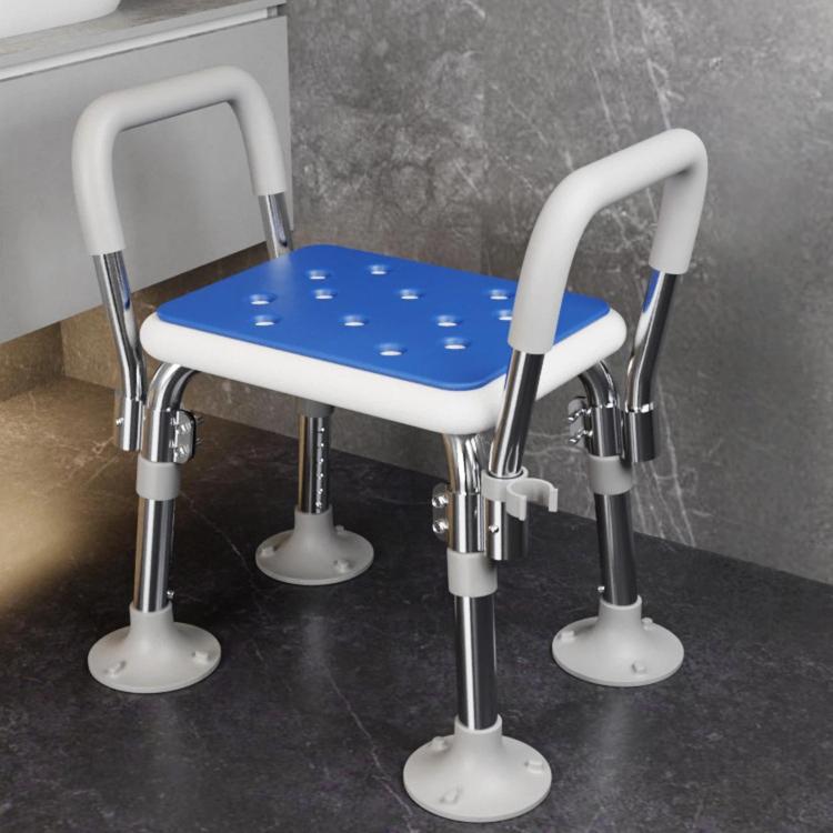 Sedia da bagno antiscivolo con ventose regolabile