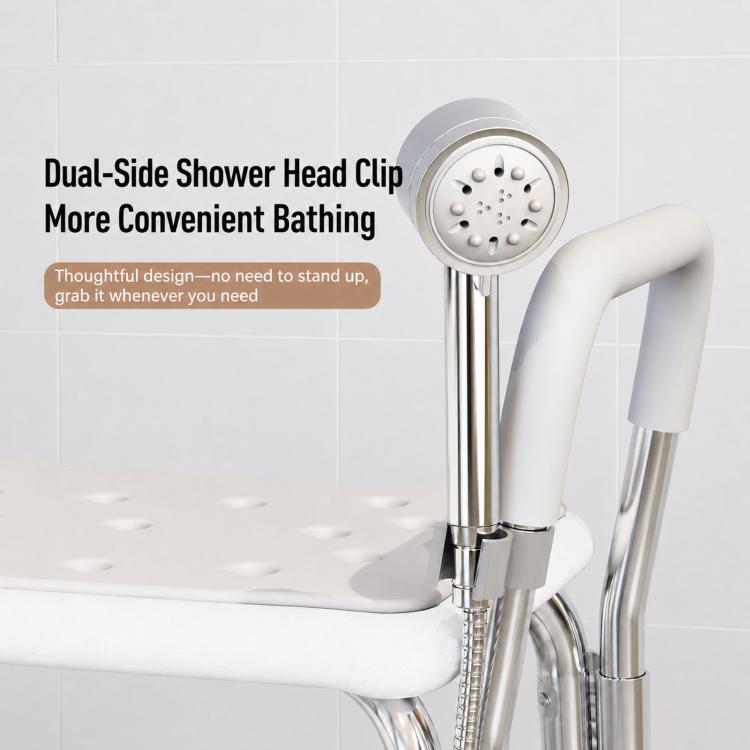 Sedia da bagno antiscivolo con ventose regolabile