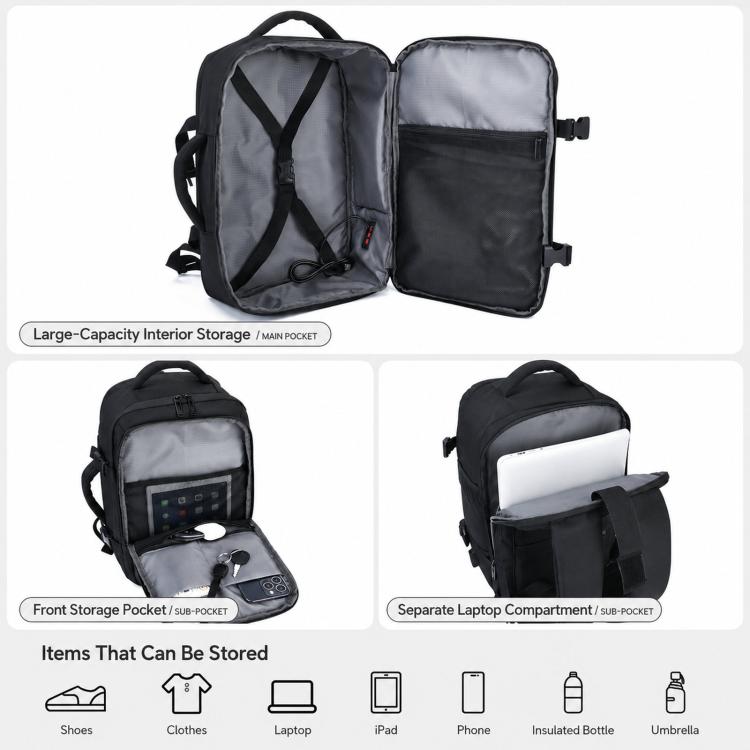 Zaino da viaggio impermeabile per laptop REMOID M006