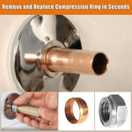 Estrattore manicotti compressione 1/2 pollice Iron