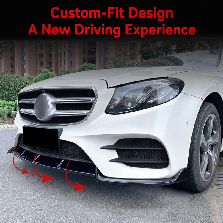Spoiler anteriore per Mercedes-Benz Classe E W213 E260 E43 AMG 2016-2020 - Kit carrozzeria con modifiche.