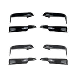 Adesivi per la personalizzazione dell'auto BMW Serie 3 F30/F31 M Pack 2013-2019, Front Lip Black, Front Lip Carbon Fiber, Front Bumper Trim Black, Front Bumper Trim Carbon Fiber