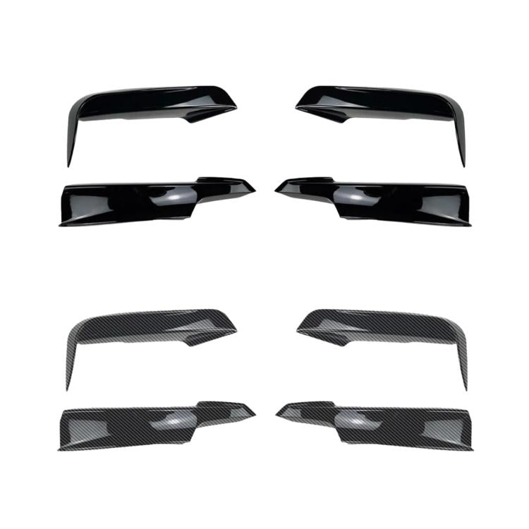 Adesivi per la personalizzazione dell'auto BMW Serie 3 F30/F31 M Pack 2013-2019, Front Lip Black, Front Lip Carbon Fiber, Front Bumper Trim Black, Front Bumper Trim Carbon Fiber