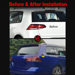 Spoiler posteriore per Volkswagen Golf 7 Variant / Station Wagon 2013-2019 - Parte di modifica