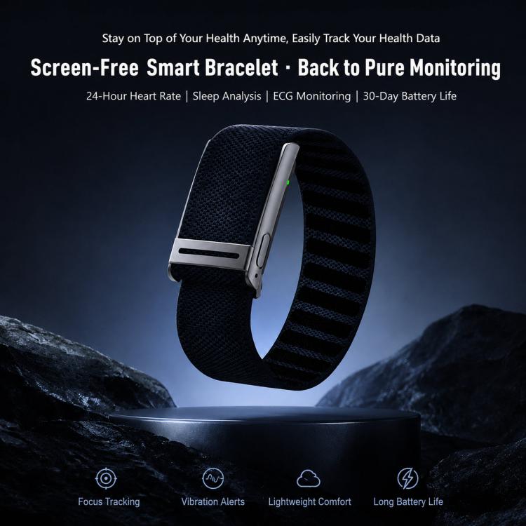 Fitness tracker senza schermo con ECG e HRV
