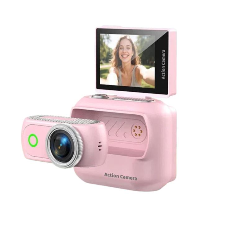 Mini action camera 1080P con schermo flip da 2 pollici e custodia - immagine 3