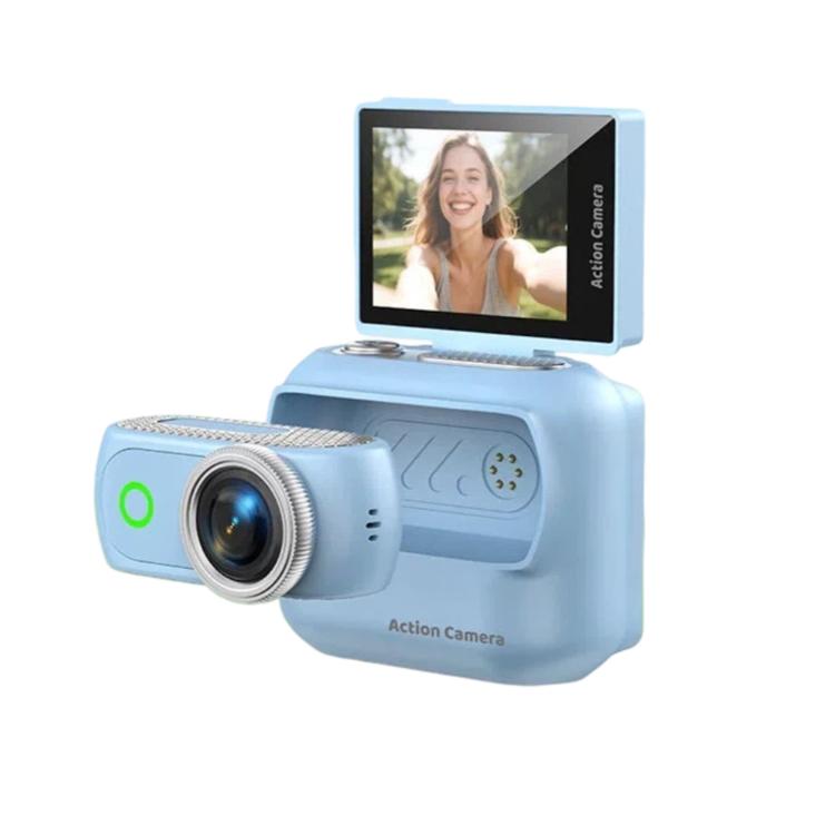 Mini action camera 1080P con schermo flip da 2 pollici e custodia - immagine 4