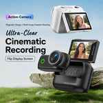 Mini action camera 1080P con schermo flip da 2 pollici e custodia - immagine 6