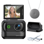 Mini action camera 1080P con schermo flip da 2 pollici e custodia - immagine 17