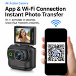 Mini action camera 1080P con schermo flip da 2 pollici e custodia - immagine 14