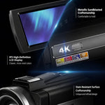 Videocamera 4K HDV-254K con schermo touch e visione notturna - immagine 15