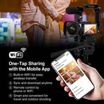 Videocamera 4K HDV-254K con schermo touch e visione notturna - immagine 11