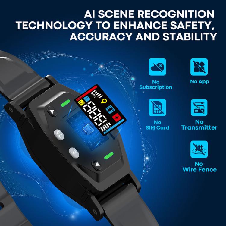 Collare GPS impermeabile con recinzione elettronica per animali