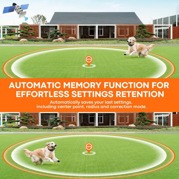 Collare GPS impermeabile con recinzione elettronica per animali