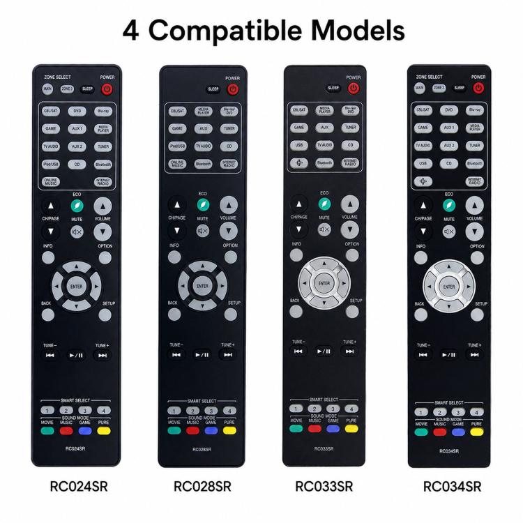 Telecomando sostitutivo Marantz per ricevitori AV RC024SR e compatibili - immagine 5