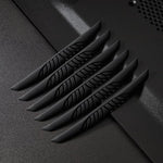 D-39 Set di 6 strisce anticollisione per specchietti retrovisori e bordi delle portiere dell'auto, adesivi decorativi antigraffio.