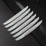 D-39 Set di 6 strisce anticollisione per specchietti retrovisori e bordi delle portiere dell'auto, adesivi decorativi antigraffio.
