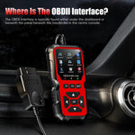 Lettore Codici Guasto Auto OBD2 Diagnostico Rosso