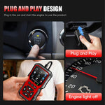 Lettore Codici Guasto Auto OBD2 Diagnostico Rosso