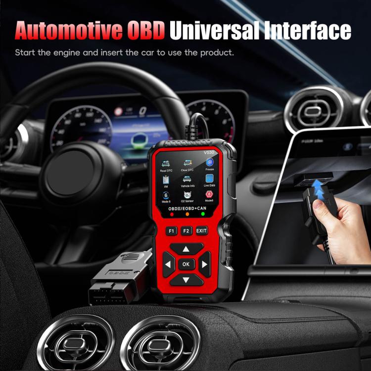 Lettore Codici Guasto Auto OBD2 Diagnostico Rosso