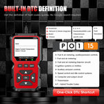 Lettore Codici Guasto Auto OBD2 Diagnostico Rosso