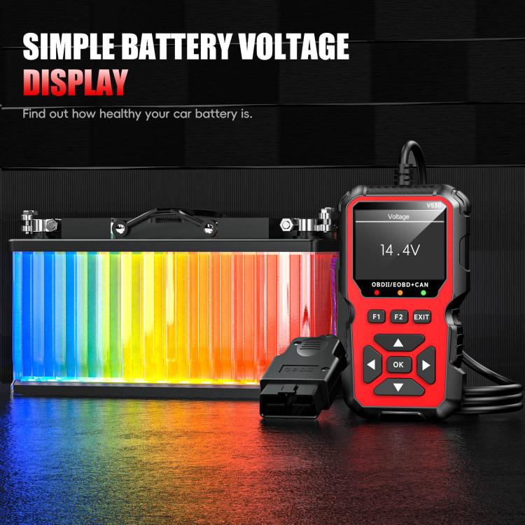 Lettore Codici Guasto Auto OBD2 Diagnostico Rosso