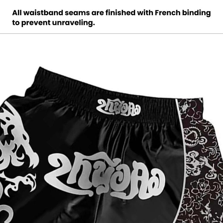 Pantaloncini Muay Thai ZhuoAo per Allenamento Taglia L