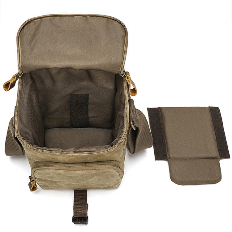 Borsa a tracolla in canvas impermeabile vintage