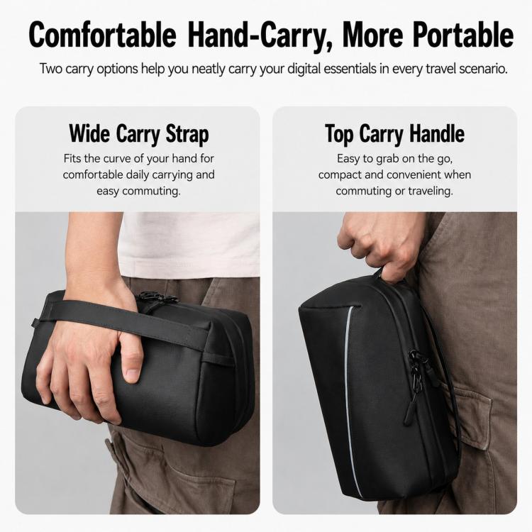 Custodia da viaggio resistente all'acqua per organizer elettronici