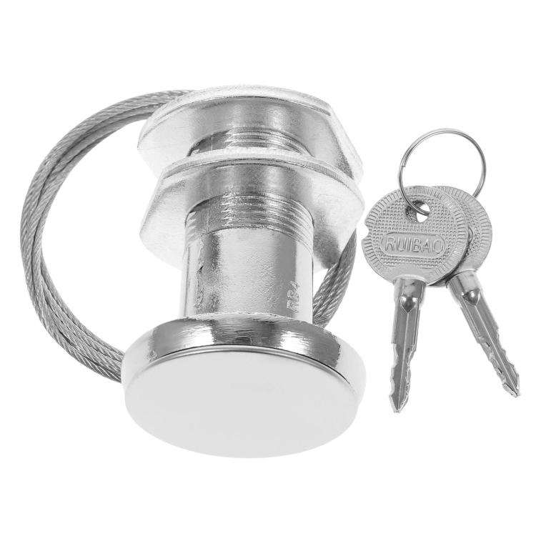 Serratura di emergenza per garage con cavo e copertura. Serratura manuale per porta del garage con chiave a croce.