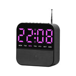 Radiosveglia FM digitale a LED con doppio allarme e funzione snooze.