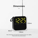 Radiosveglia FM digitale a LED con doppio allarme e funzione snooze.