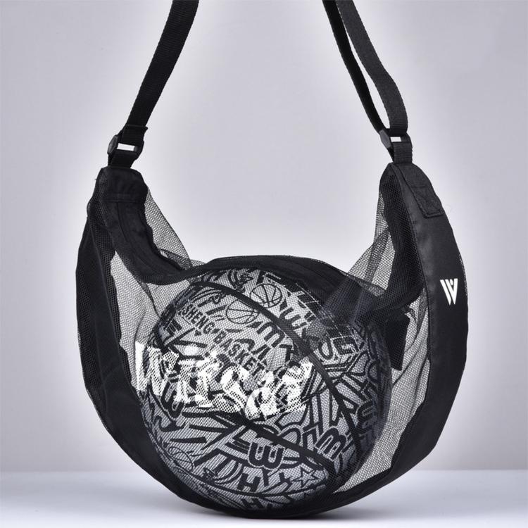 Borsa a tracolla da basket Witsar in rete traspirante con tasca interna con cerniera.