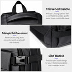 REMOID 9022A Zaino grande da viaggio per laptop, impermeabile, per lavoro e affari, con porta USB