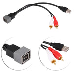 Cavo da autoradio Nissan Juke a 2 canali RCA + dati USB, For Nissan Juke