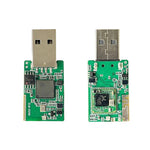 Modulo adattatore PCB per CarPlay wireless per auto cablate OEM, con chip intelligente WiFi a 5,8 GHz e Bluetooth.