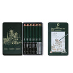 Set di matite da disegno con astuccio in metallo, matite in grafite e carboncino e kit di accessori artistici, Giorgione 10 In 1, Giorgione  12 In 1, Giorgione  19 In 1, Giorgione 27 In 1