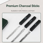 Set di matite da disegno con astuccio in metallo, matite in grafite e carboncino e kit di accessori artistici, Giorgione 10 In 1, Giorgione  12 In 1, Giorgione  19 In 1, Giorgione 27 In 1