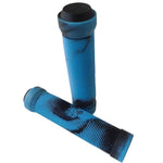 Manopole in gomma antiscivolo e ammortizzanti per manubrio di mountain bike.