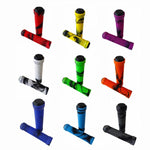Manopole in gomma antiscivolo e ammortizzanti per manubrio di mountain bike.