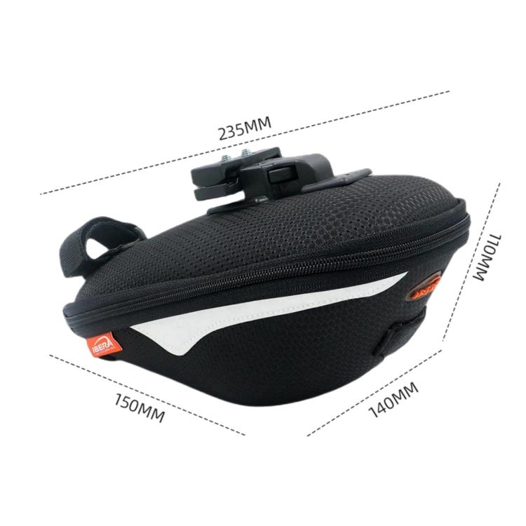 Borsa sottosella rigida a sgancio rapido IBETA, resistente all'acqua, per bici da strada., SB8 Plastic Base, SB9 Binding Buckle
